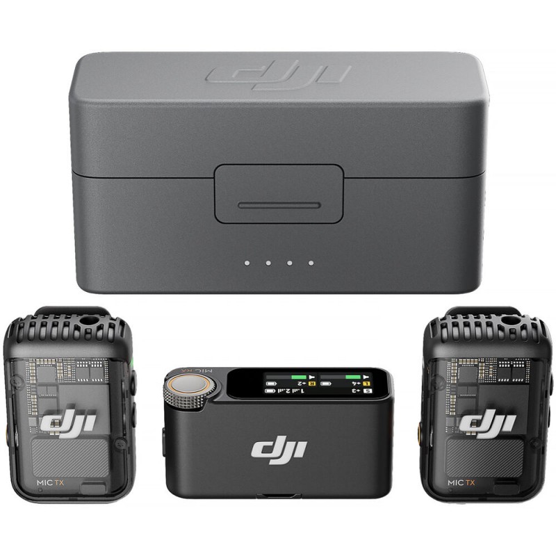 کیت میکروفون بی سیم DJI مدل Mic 2 - دو فرستنده