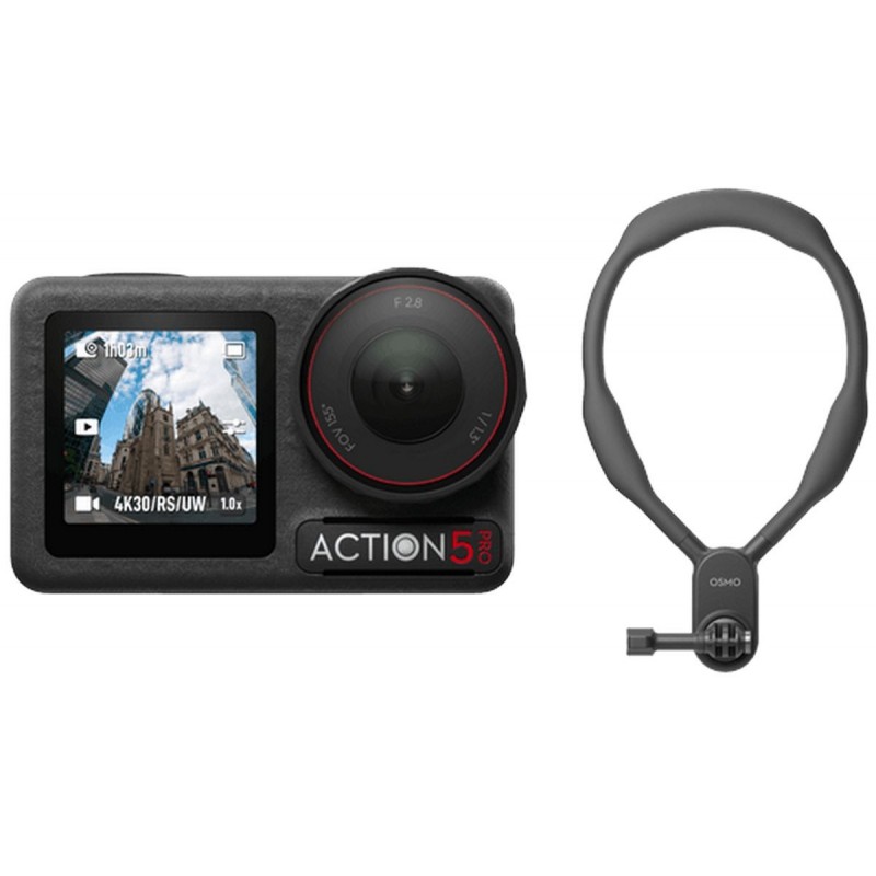 دوربین ورزشی دی جی آی مدل DJI Osmo Action 5 Pro - Neck Mount Filming